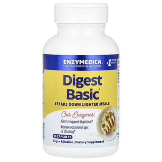 Enzymedica, Digest Basic, Fórmula de enzimas esenciales, 90 cápsulas