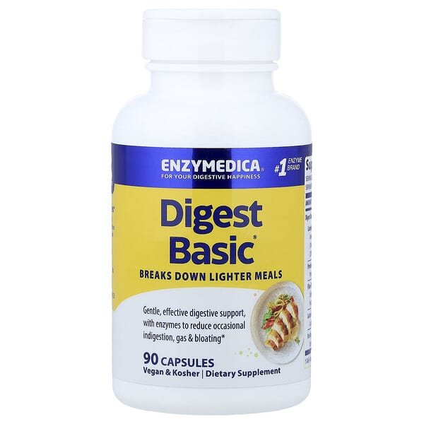 Enzymedica Digest Basic®, 90 Capsules