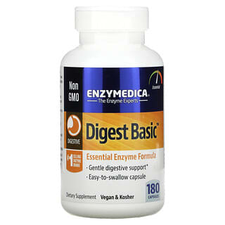 Enzymedica, Digest Basic, Refuerzo digestivo, 180 cápsulas