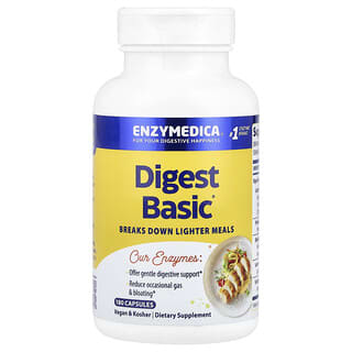 Enzymedica, Digest Basic®, 180 Cápsulas