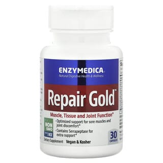 Enzymedica, Repair Gold, Fonction musculaire, tissulaire et articulaire, 30 capsules