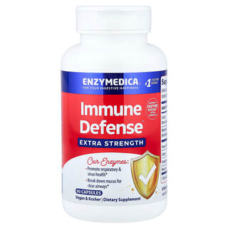 Enzymedica, Immune Defense, 90 Cápsulas