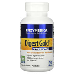 Enzymedica, Digest Gold，+益生菌，90 粒胶囊