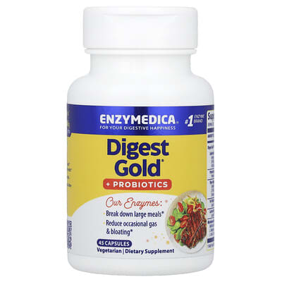 Enzymedica, Digest Gold® + Probiotics, 45 Capsules