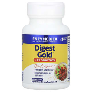 Enzymedica, Digest Gold + probióticos , 45 cápsulas