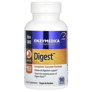 Enzymedica, Digest, Formule enzymatique complète, 90 capsules