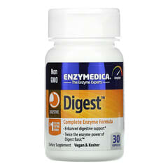 Enzymedica, Digest（ダイジェスト）、コンプリート酵素フォーミュラ、30粒