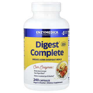 Enzymedica, Digest, Formule enzymatique complète, 240 capsules