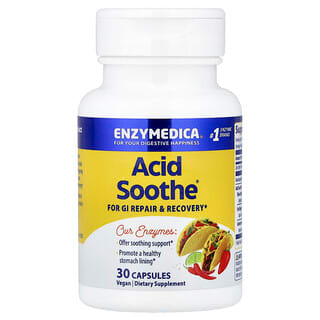 Enzymedica, Acid Soothe, 30 Capsules