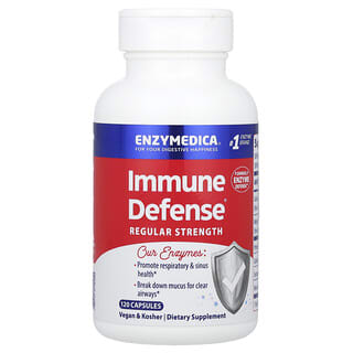 Enzymedica, Immune Defense®, Regular Strength, 120 Capsules