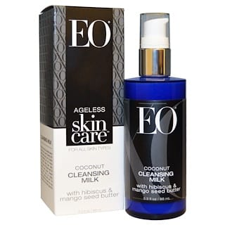 EO Products, Ageless Skin Care, Coconut Cleansing Milk, 3.3 fl oz (98 ml)