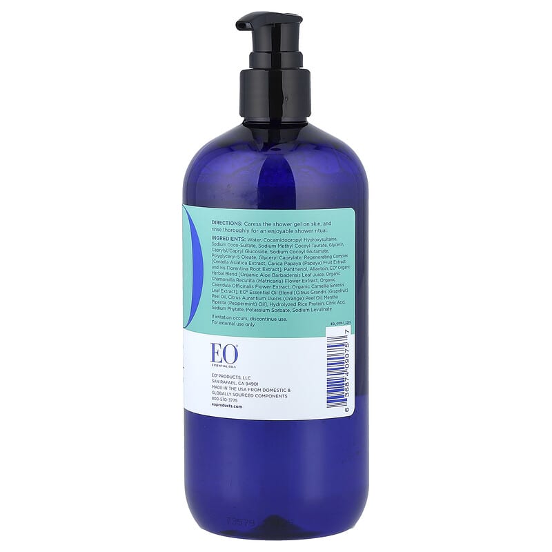 Shower Gel, Awakening Grapefruit Mint, 16 fl oz (473 ml)