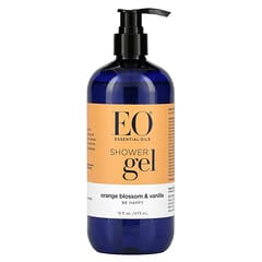 EO Products, 沐浴露，橙花和香草香味，16 液量盎司（473 毫升）