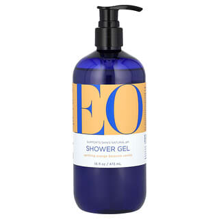 EO Products, Gel de ducha, Flor de naranjo y vainilla revitalizantes, 473 ml (16 oz. líq.)