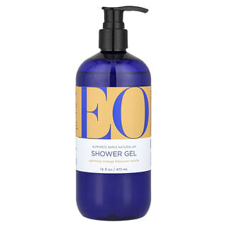 EO Products（EO プロダクツ）, シャワージェル、アップリフティング オレンジフラワー バニラ、473ml（16液量オンス）