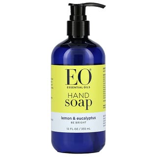 EO Products, 液体ハンドソープ、 レモンとユーカリ、 12液量オンス (360 ml)