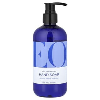 EO Products（EO プロダクツ）, ハンドソープ、カーミング フレンチ ラベンダー、355ml（12液量オンス）