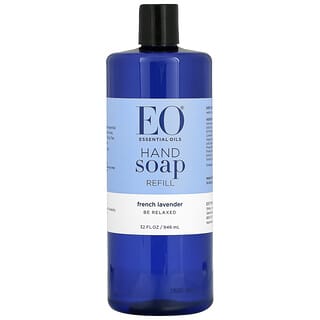 EO Products, Jabón de manos, repuesto, lavanda francesa, 946 ml (32 fl oz)