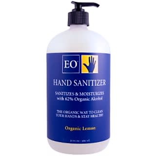 EO Products, Hand Sanitizer, Organic Lemon, 32 fl oz (960 ml)