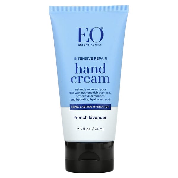 EO Products‏, Intensive Repair Hand Cream, French Lavender, 2.5 fl oz (74 ml)