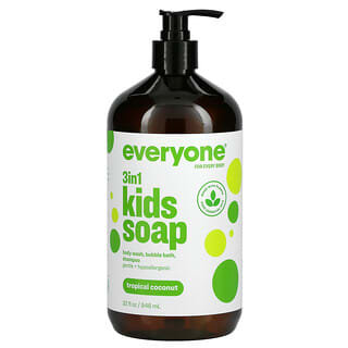 Everyone Soap pour tout enfant, touche noix de coco tropicale, 946 ml