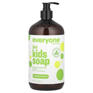 Everyone, 3 in 1 Kids Soap, Tropical Coconut, 32 fl oz (946 ml)