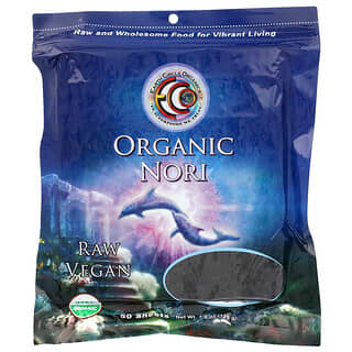 Earth Circle Organics, органічні водорості норі, 50 шт., 125 г (4,4 унції)