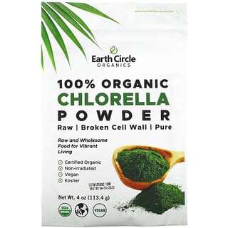 Earth Circle Organics, Clorella 100% orgánica en polvo, 113,4 g (4 oz)