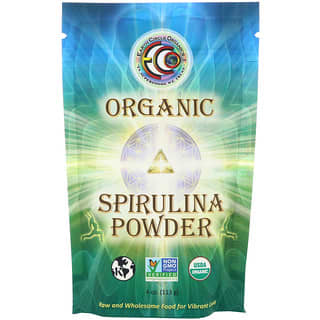 Earth Circle Organics, مسحوق سبيرولينا العضوي، 4 أونصات (113 جم)