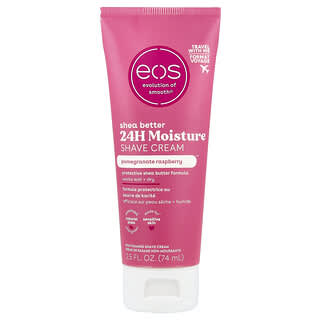 EOS, Shea Better, 24H Moisture Cream, крем для бритья, гранат и малина, 74 мл (2,5 жидк. унции)