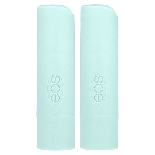 EOS, 유기농 100% 천연 시어버터 립밤, 스위트 민트, 2팩, 팩당 4g(0.14oz)