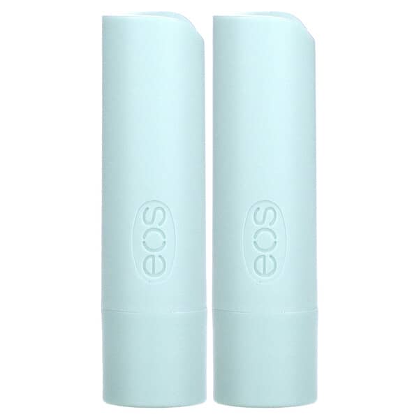 EOS, 有機全天然乳木果唇膏，甜薄荷，2 包，每包 0.14 盎司（4 克）