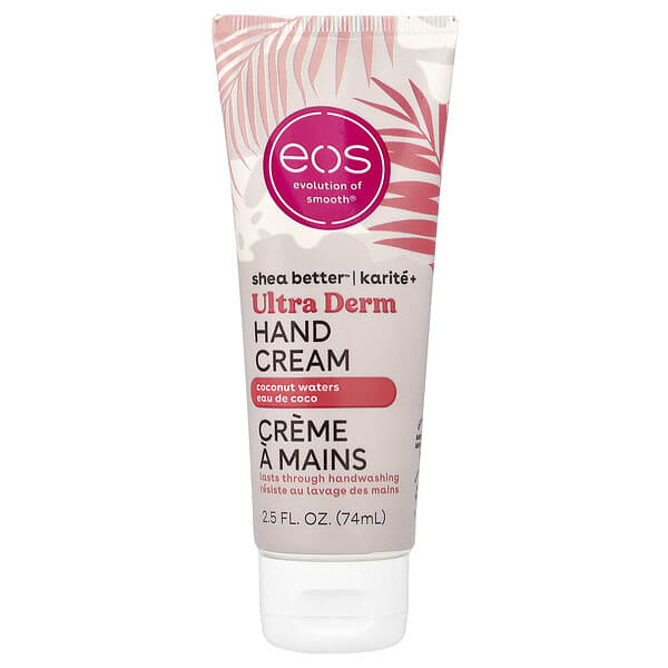 EOS, Shea Better, cremă de mâini, ape de cocos, 2,5 fl oz (74 ml)
