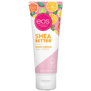 EOS, Shea Better, Crema para manos, Cítrico rosa, 74 ml (2,5 oz. Líq.)