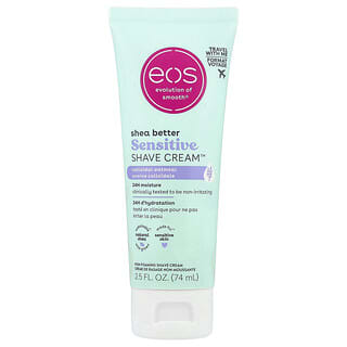 EOS, Shea Better Sensitive Shave Cream™, колоїдна вівсянка, 74 мл (2,5 рідк. унції)
