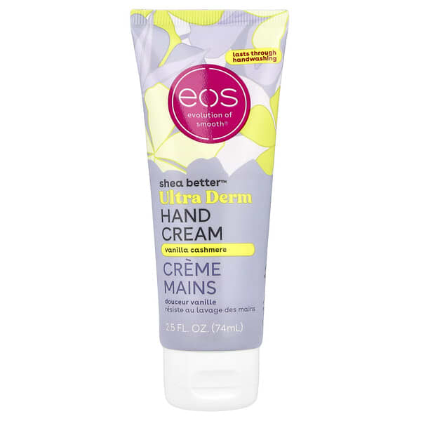 EOS, Shea Better™, Crème pour les mains ultradermique, Vanille et cachemire, 75 ml
