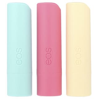 EOS, 100% Natural Organic Lip Balm, Variety Pack, 3 Lip Balms, 0.14 oz (4 g) Each