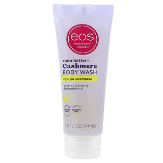 EOS, Shea Better™, Cashmere Body Wash, Duschgel, Vanille-Kaschmir, 74 ml (2,5 fl. oz.)