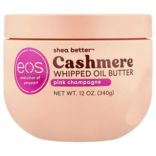 EOS, Shea Better™, Manteca batida de aceite de cachemira, Champaña rosa, 340 g (12 oz)