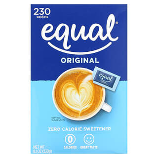 Equal, Zero Calorie Sweetener, Original, 230 Packets