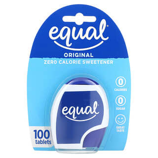 Equal, Zero Calorie Sweetener, Original, 100 Tablets
