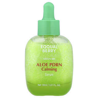 EQQUALBERRY, Green Aid, Aloe PDRN Calming Serum, beruhigendes Aloe-PDRN-Serum, 30 ml (1,01 fl. oz.)
