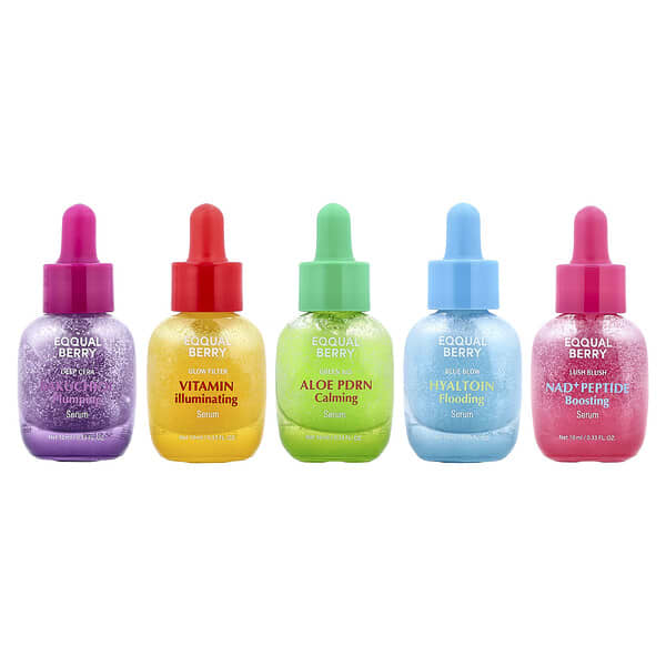 EQQUALBERRY, Serum Multis, Discovery, набор сывороток, 5 шт.