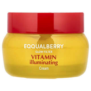 EQQUALBERRY, Glow Filter, Crema iluminadora con vitaminas, Glow Filter, 50 ml (1,69 oz. líq.)