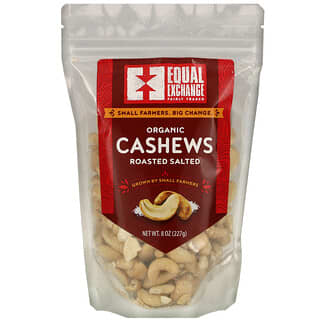 Equal Exchange, Organic Roasted Salted Cashews, 8 oz (227 g)