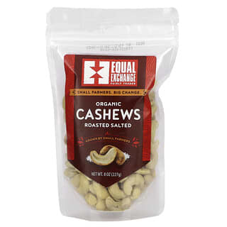 Equal Exchange, Organic Cashews, Roasted Salted, 8 oz (227 g)