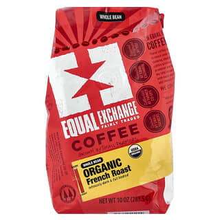 Equal Exchange, Ekologiskt kaffe, hela bönor, fransk rostning, 283,5 g