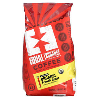 Equal Exchange, Organic Coffee, French Roast, Whole Bean, 2 lb (907 g)