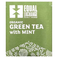 Equal Exchange, Organic Green Tea With Mint, 20 Tea Bags, 1.41 oz (40 g)