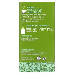 Equal Exchange, Organic Green Tea With Mint, 20 Tea Bags, 1.41 oz (40 g)
